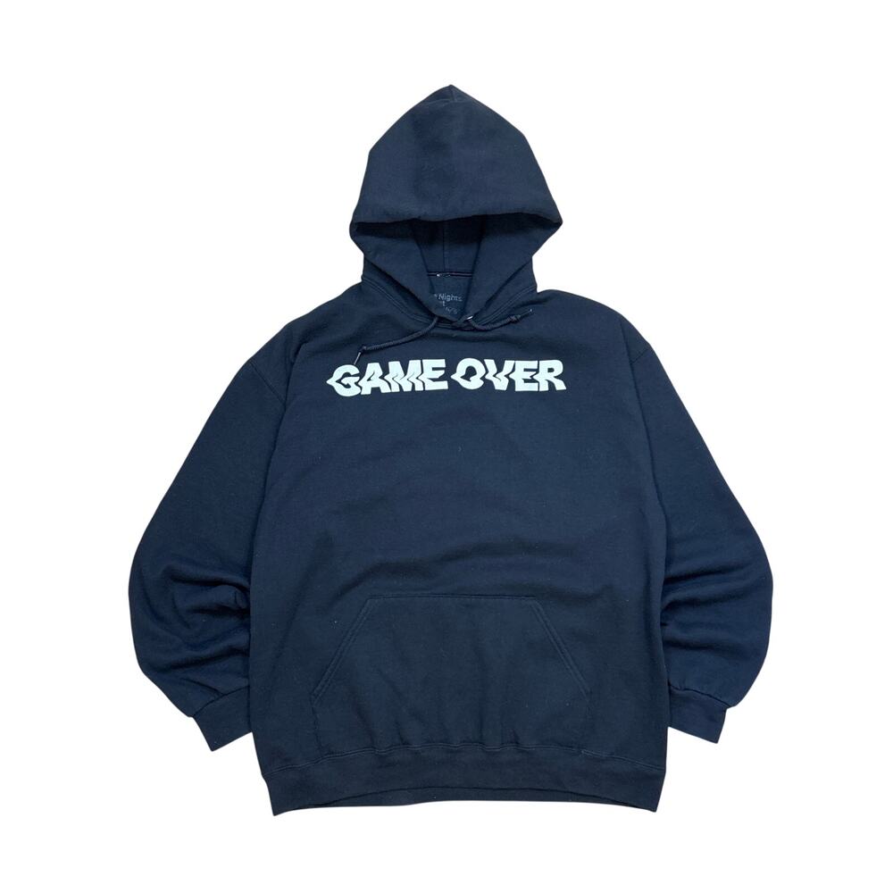 FNAF Five Nights At Freddie’s “Game over” Fazbear graphic back hoodie large